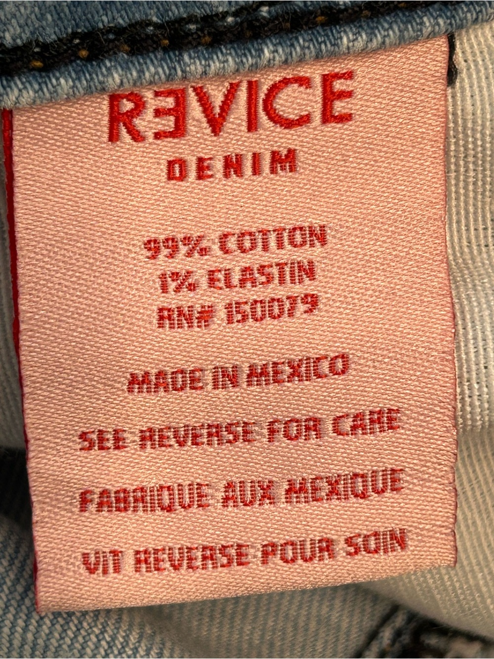 Revice Venus Flares Star Butt Jeans Light Wash High Waisted Boho Retro Denim 28 - Picture 11 of 13
